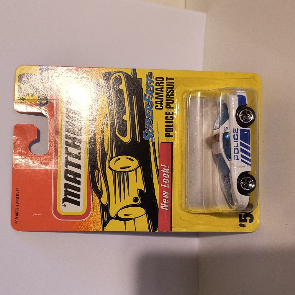 B23 Matchbox Camaro police pursuit  superfast plus shipping protector